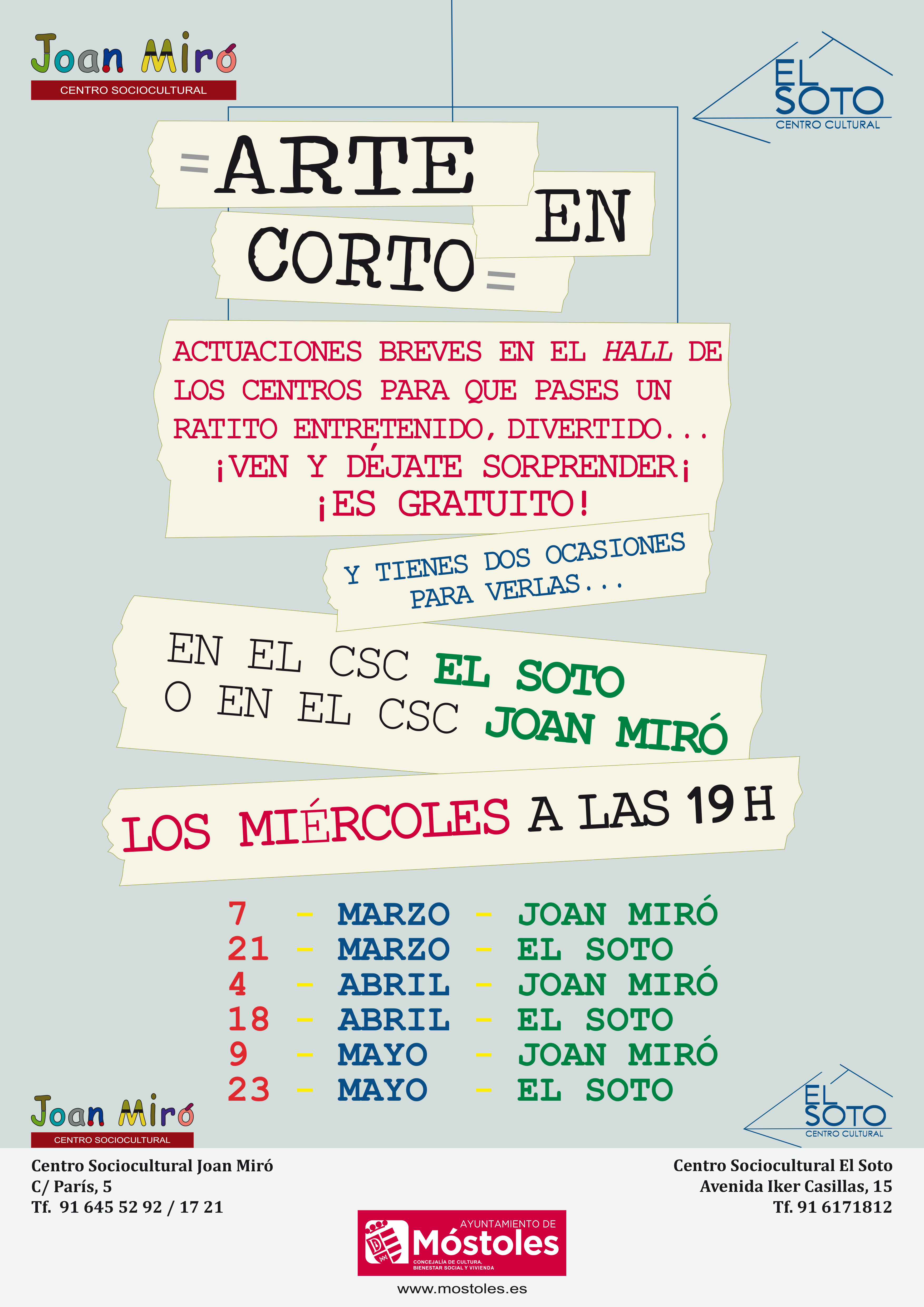 CARTEL ARTE EN CORTO 2018