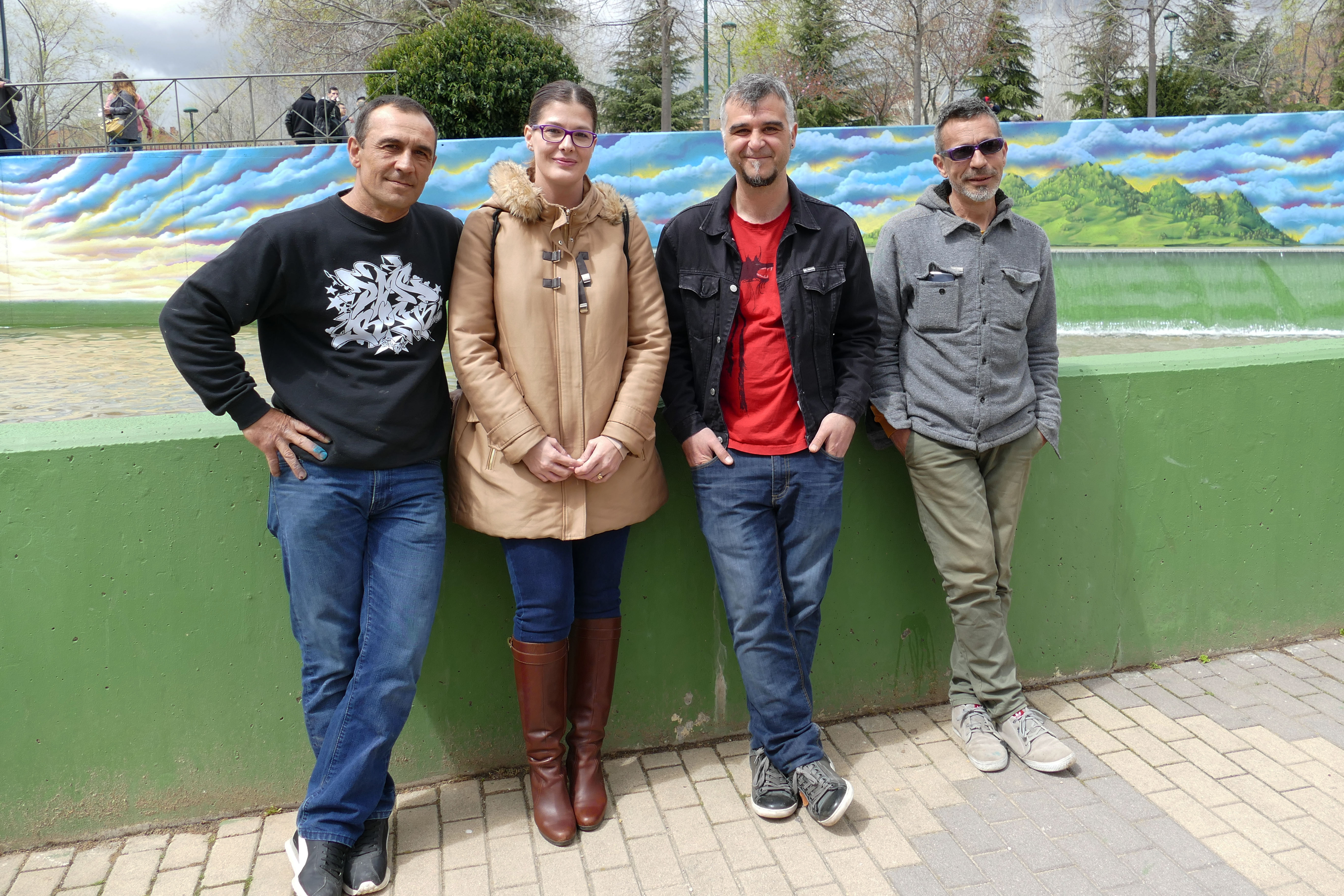 Inauguración mural Parque de Los Rosales 1