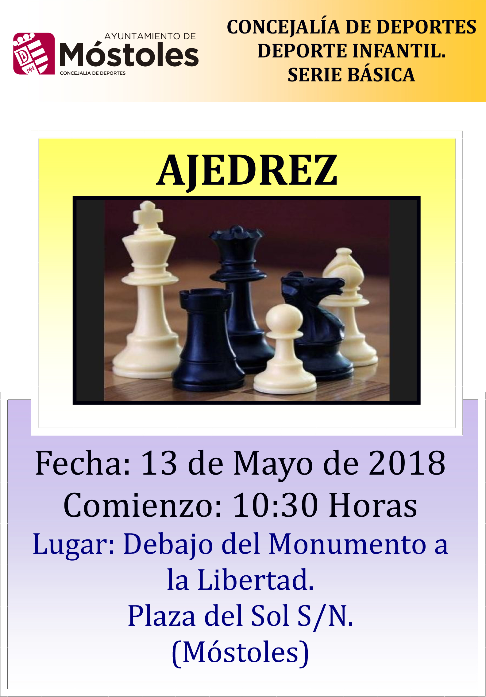 Jornada infantil de ajedrez