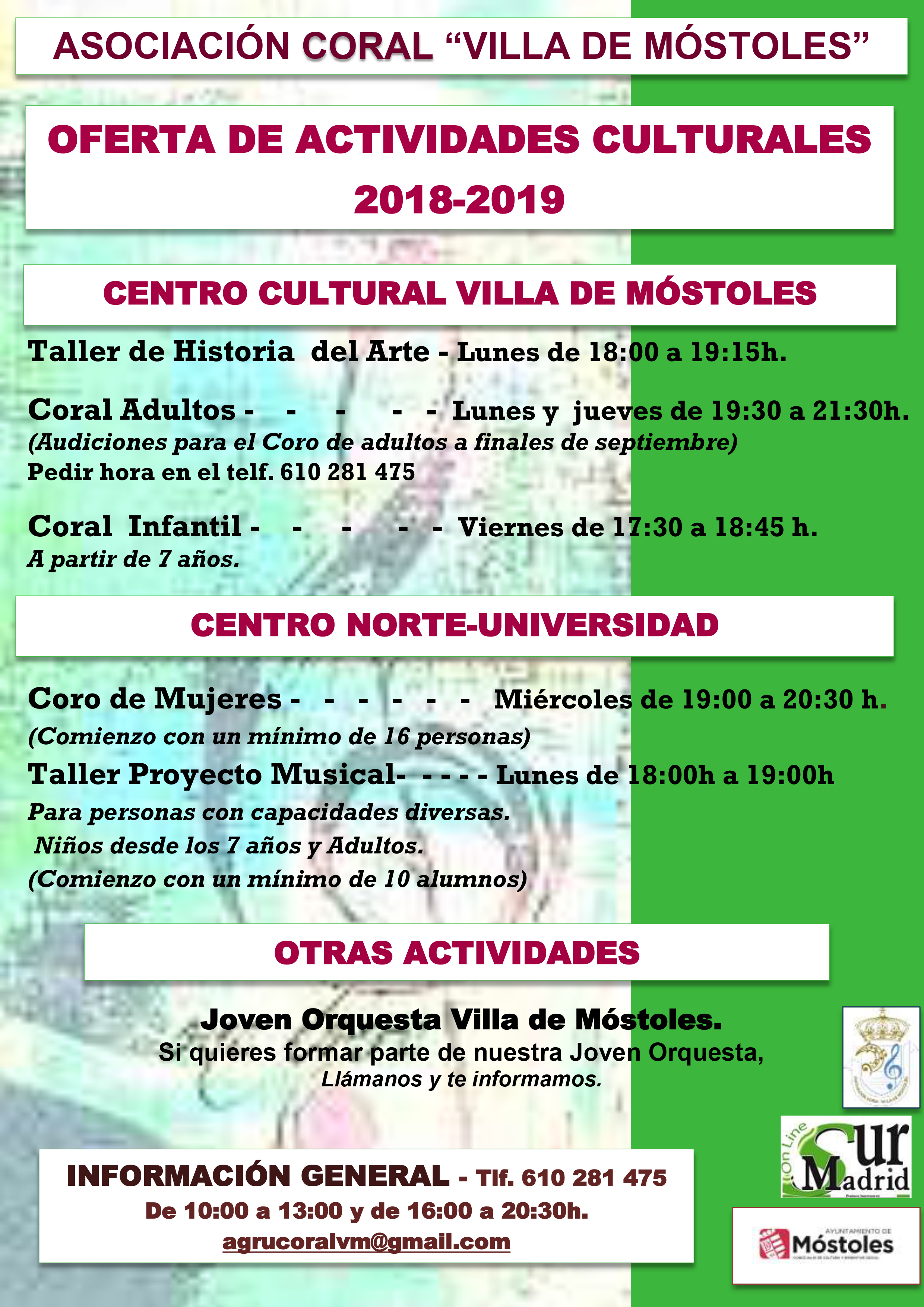 Oferta Cultural 2018-2019