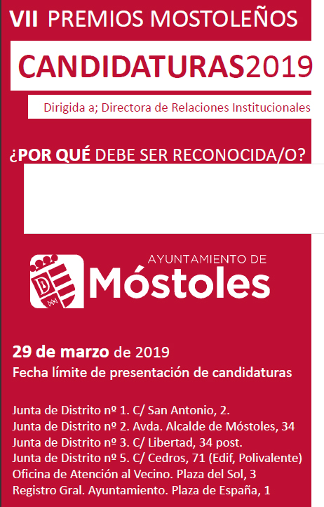 VII Premios Mostoleños