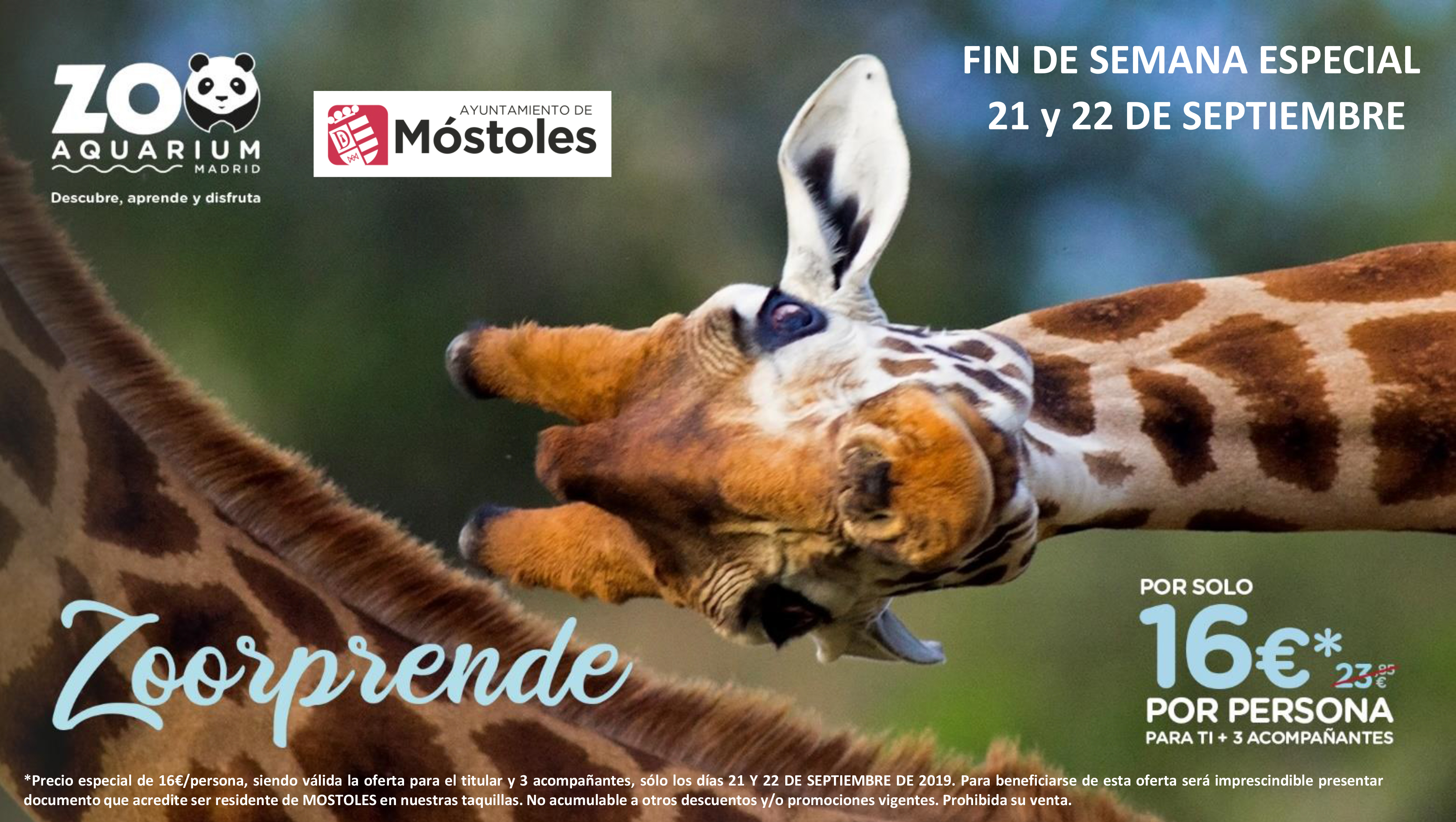 5 Cupón OD ZOO - 21 y 22 de septiembre