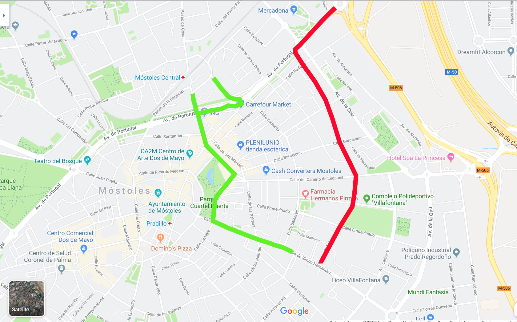 Cortes vuelta 2019 3