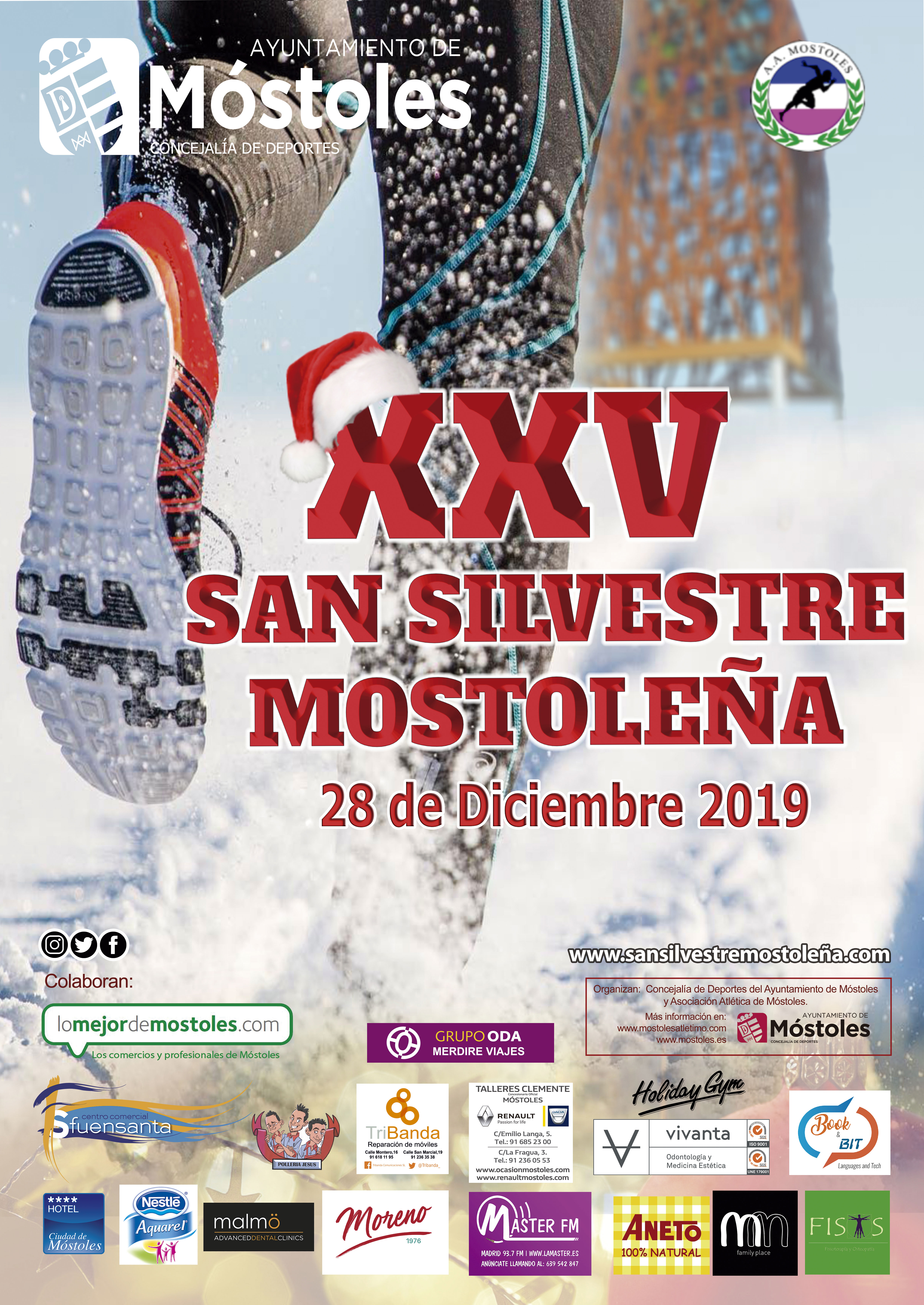 Cartel San Silvestre Mostoleña (Copiar)