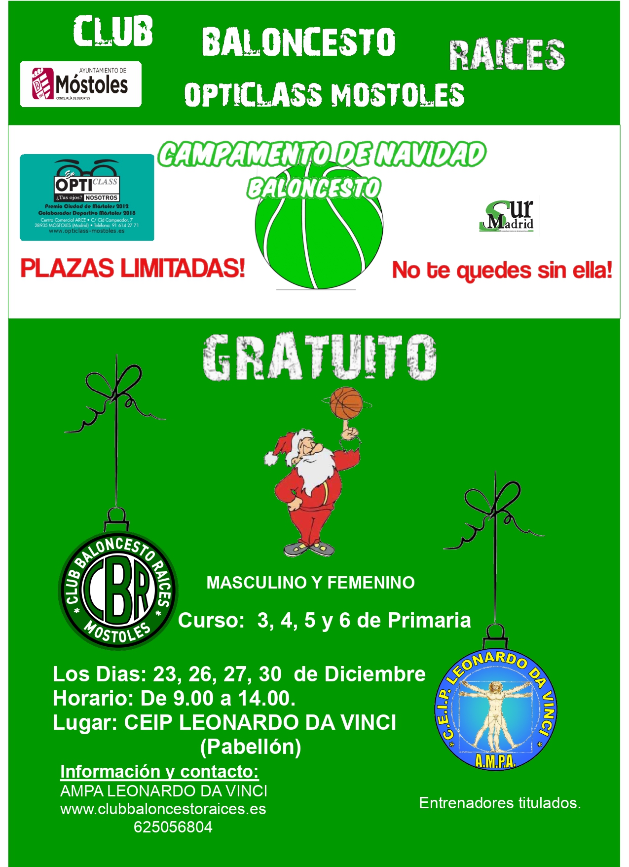 CARTEL FONDO CAMPUS BALONCESTO