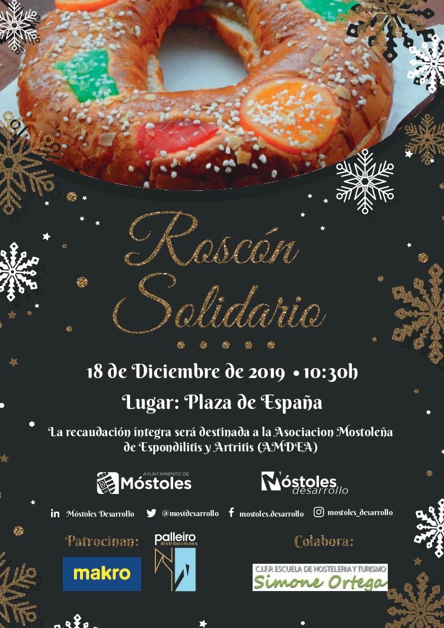 Cartel Roscón Solidario