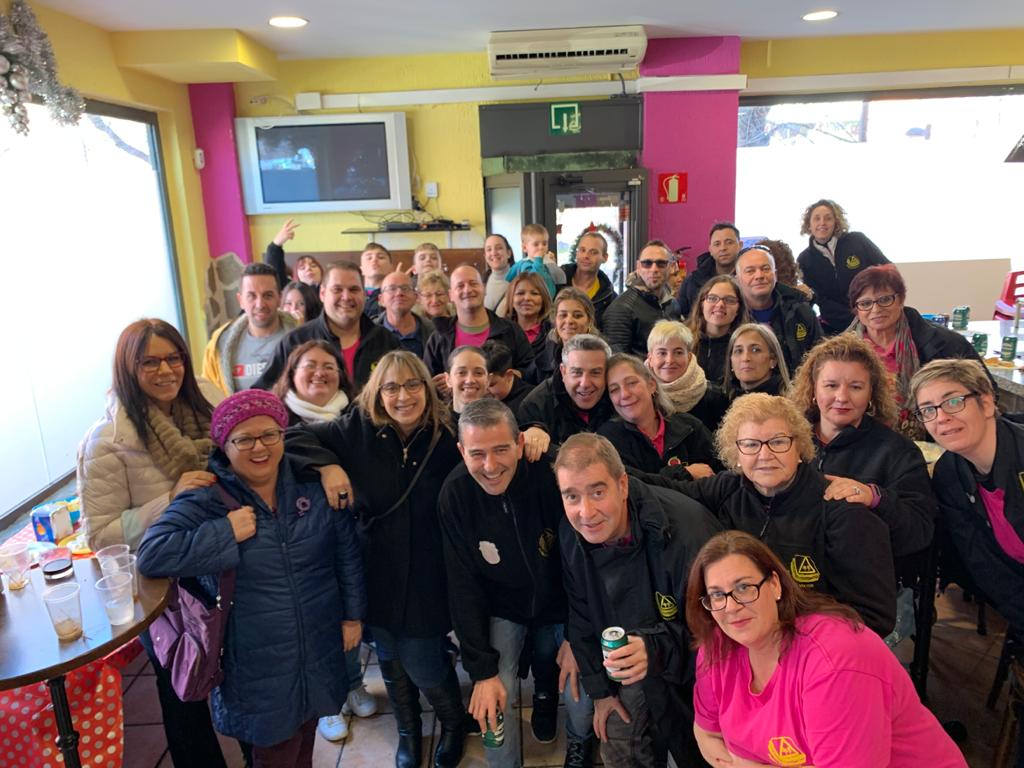 aperitivo peña Los Mixtos 1