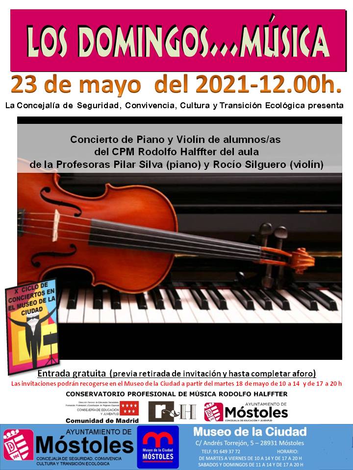 Concierto de piano y violín