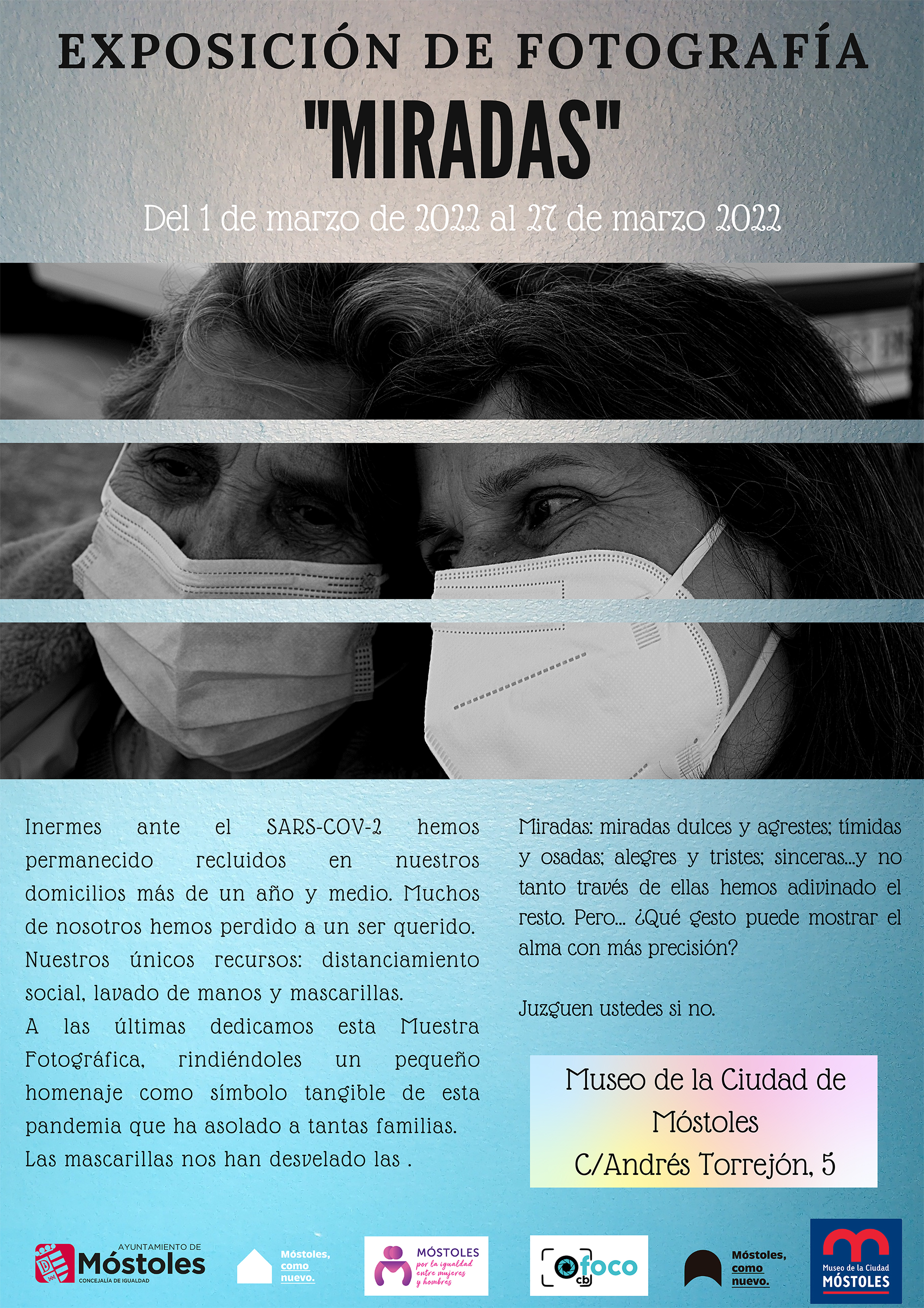 cartel exposición miradas