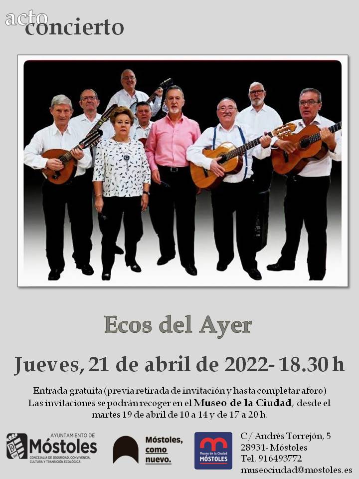 Cartel Ecos del Ayer