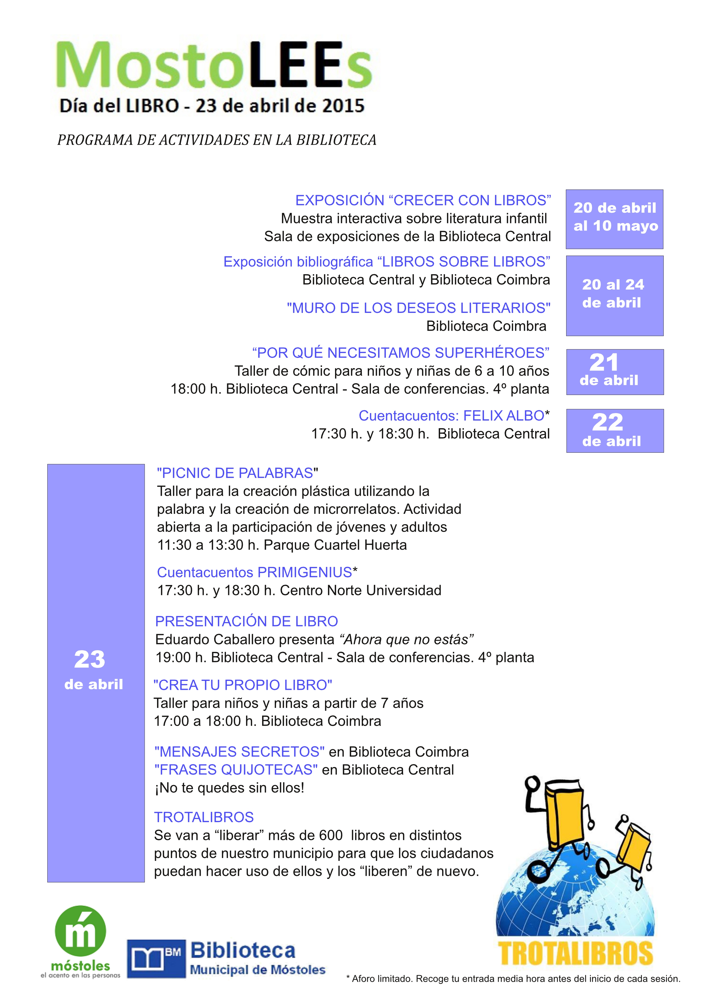 Programa Día del Libro 2015