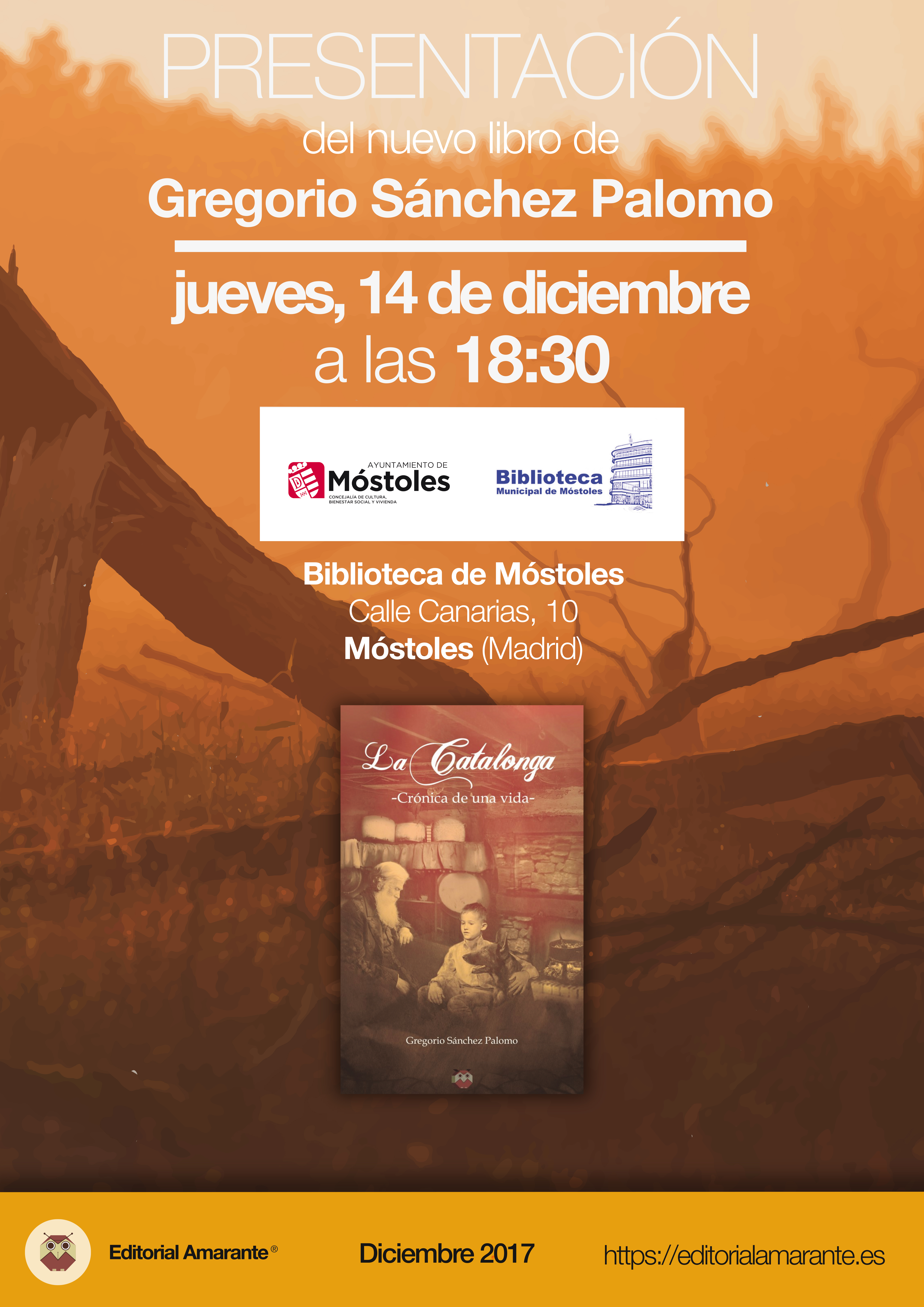 Editorial Amarante-Gregorio Sanchez Palomo-La Catalonga-14-12-2017