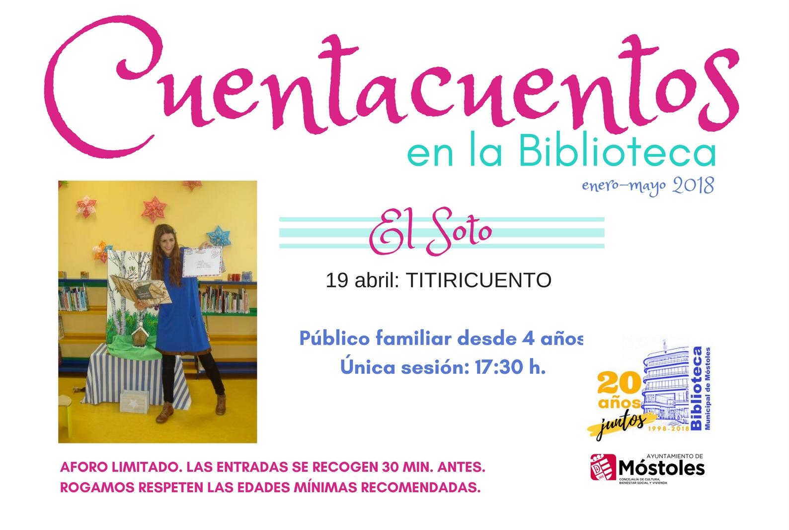 el soto 19 abril titiricuento