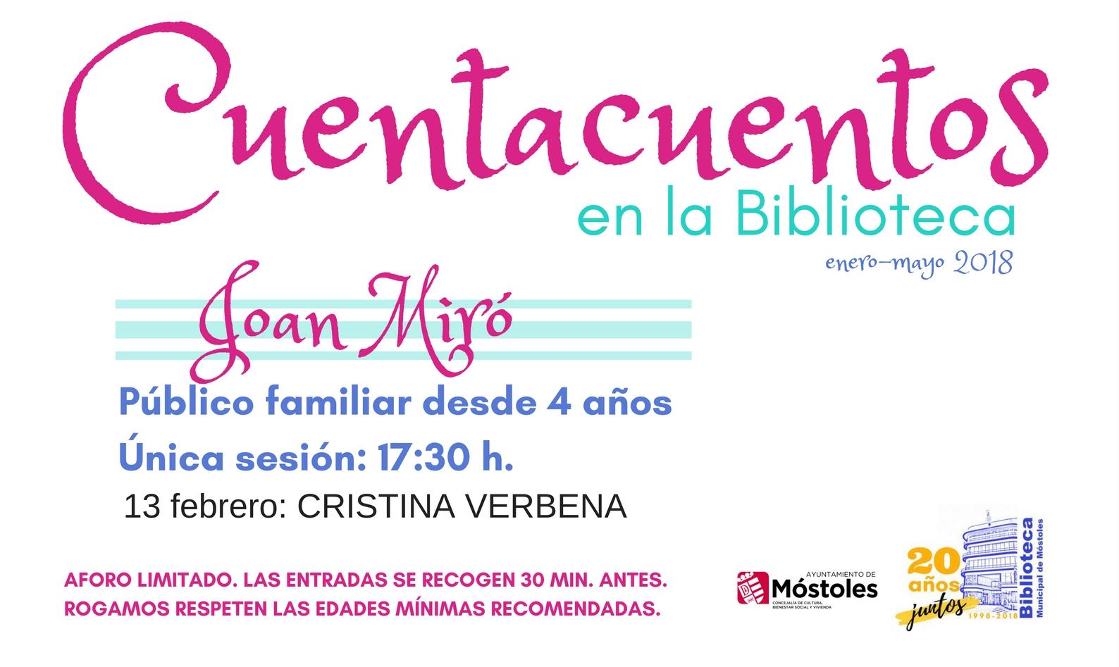 Joan miró 13 febrero cristina verbena