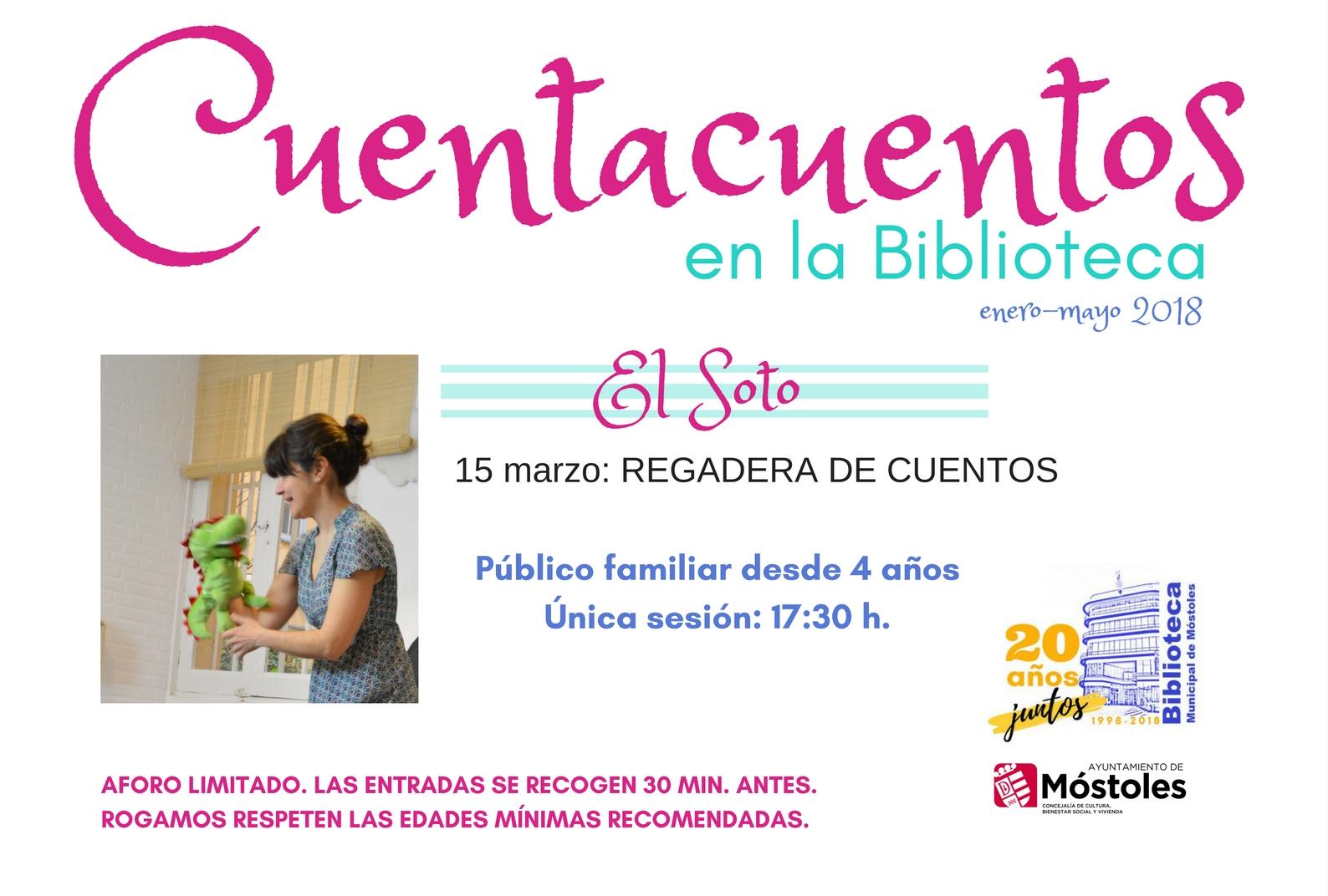 El Soto 15 marzo Regadera de cuentos