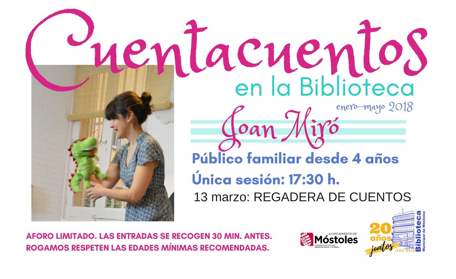 joan Miró 13 marzo Regadera