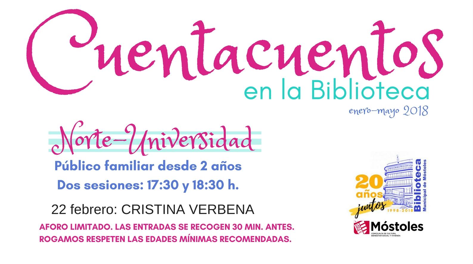 Norte 22 febrero Cristina verbena