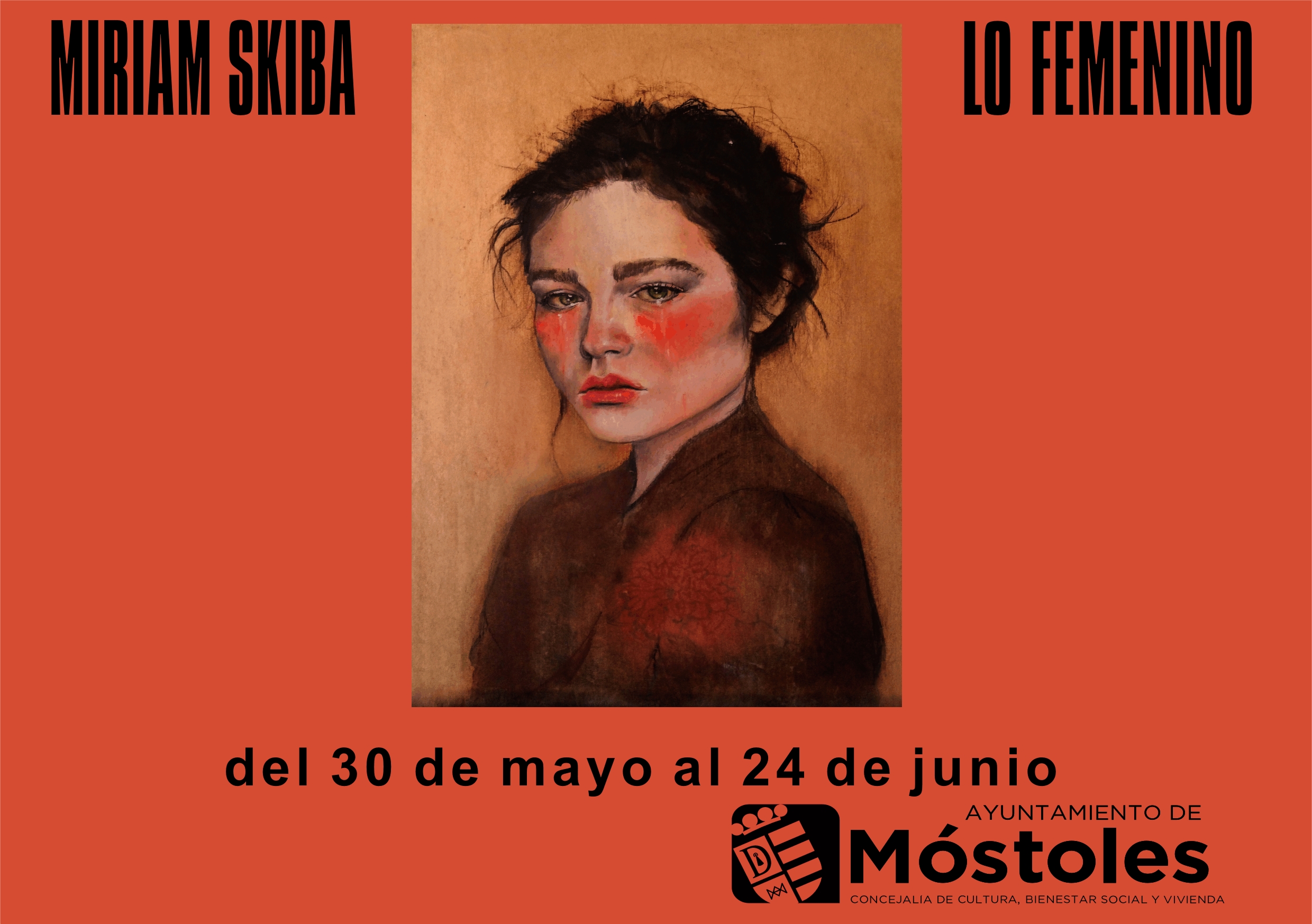 Cartel exposición lo femenino