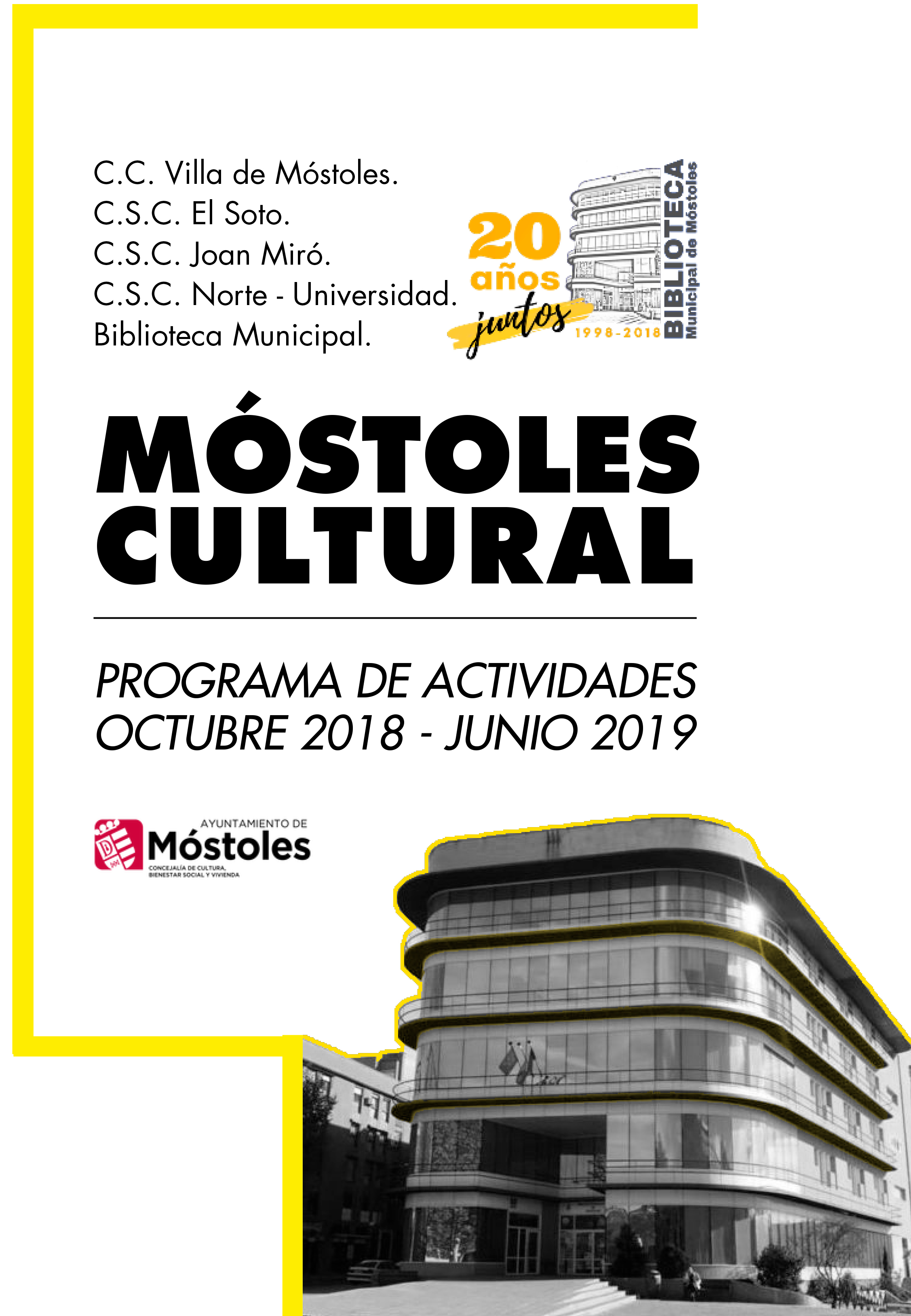 Móstoles Cultural Curso 2018-2019