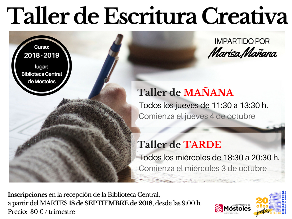 Taller escritura creativa 2018-2019
