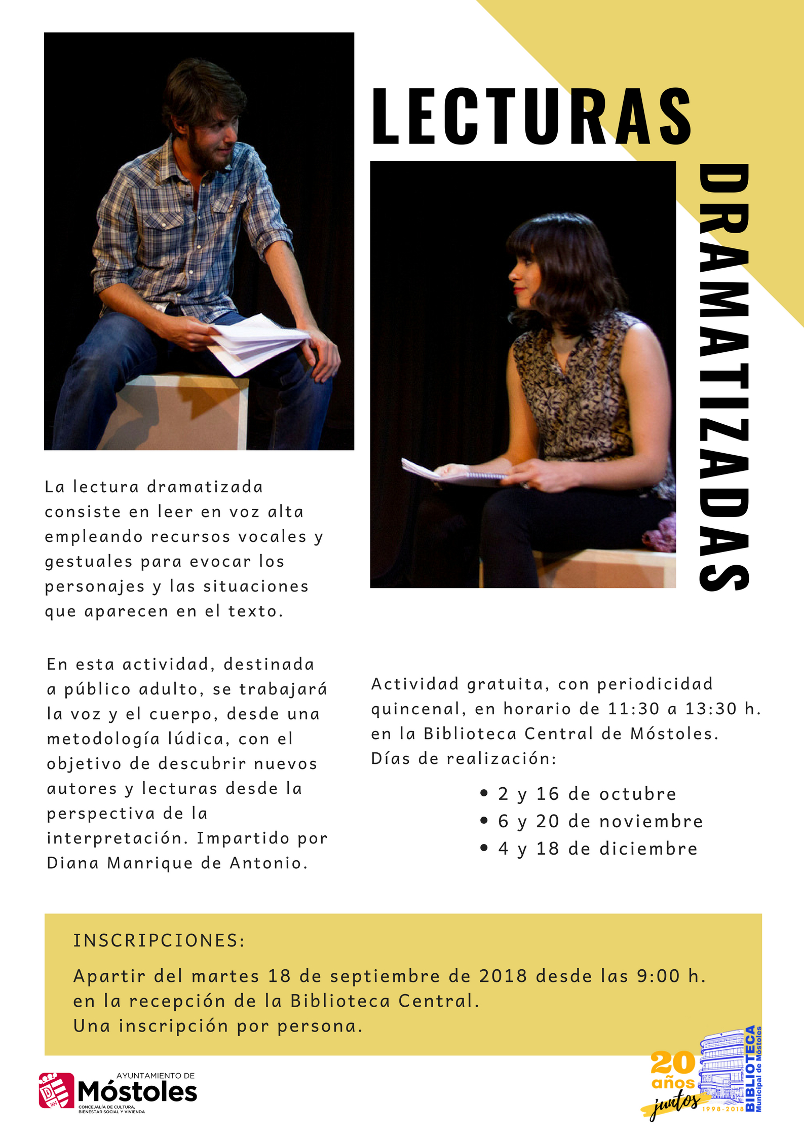 Lecturas dramatizadas 2018-2019