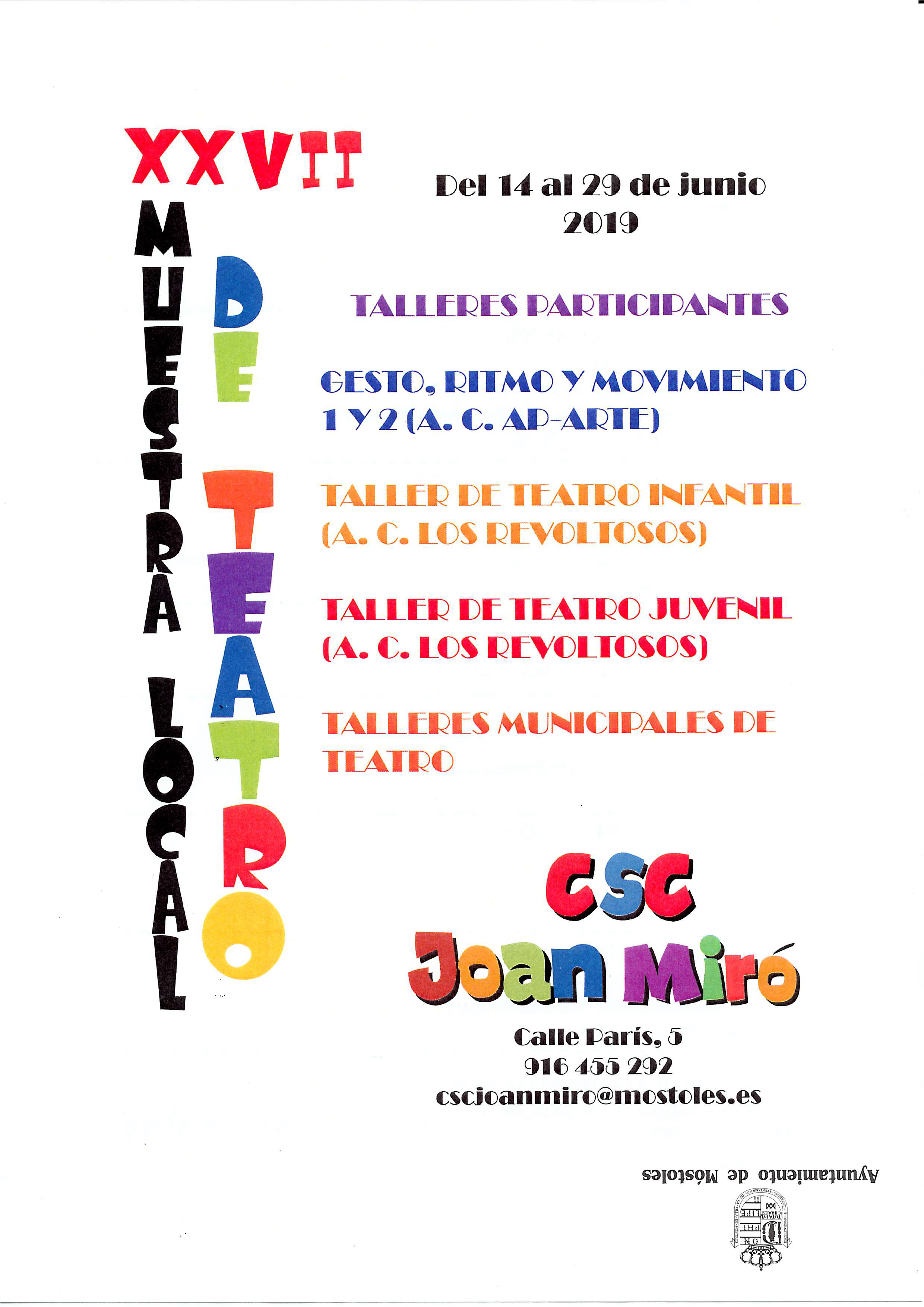 Cartel Muestra Teatro local (Copiar)