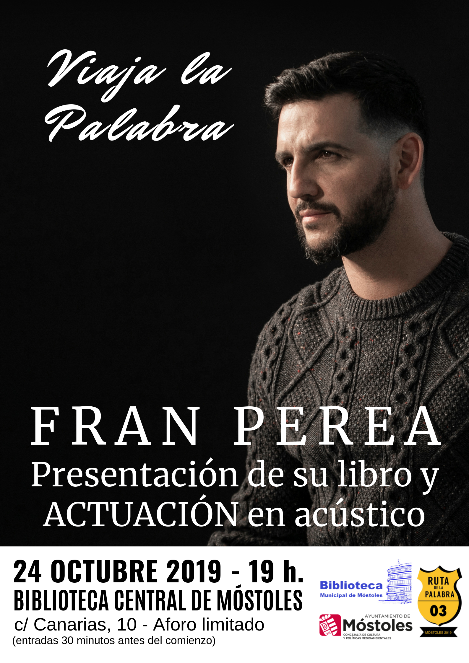 Cartel FRAN PEREA con logo