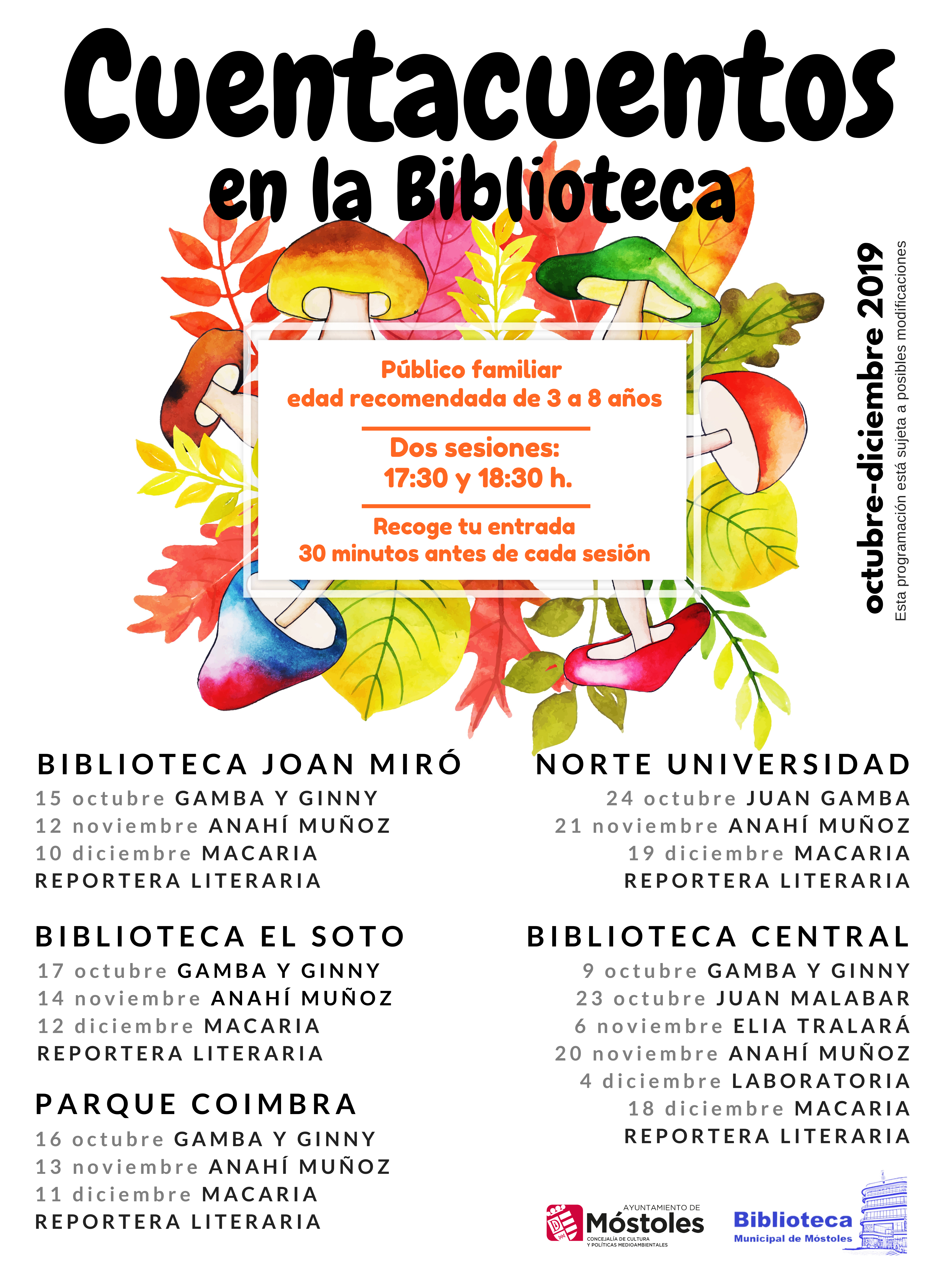 Cuentacuentos en la Biblioteca