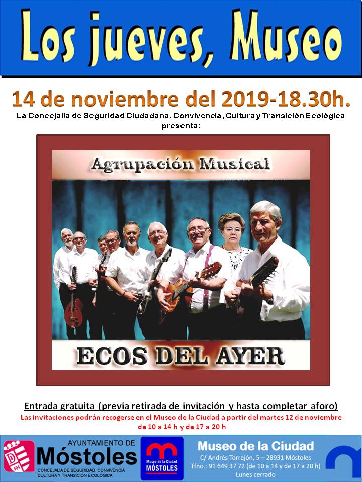 cartel Ecos del ayer