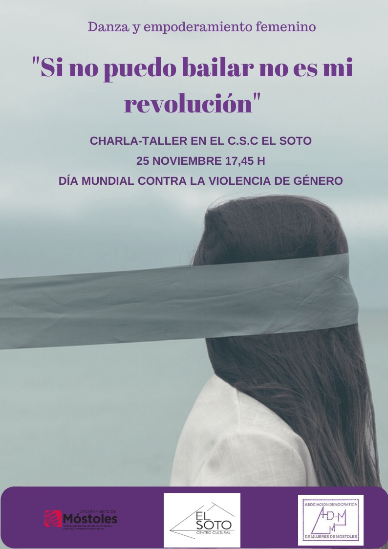 Cartel Charla-Taller 25 noviembre C.S.C. El Soto