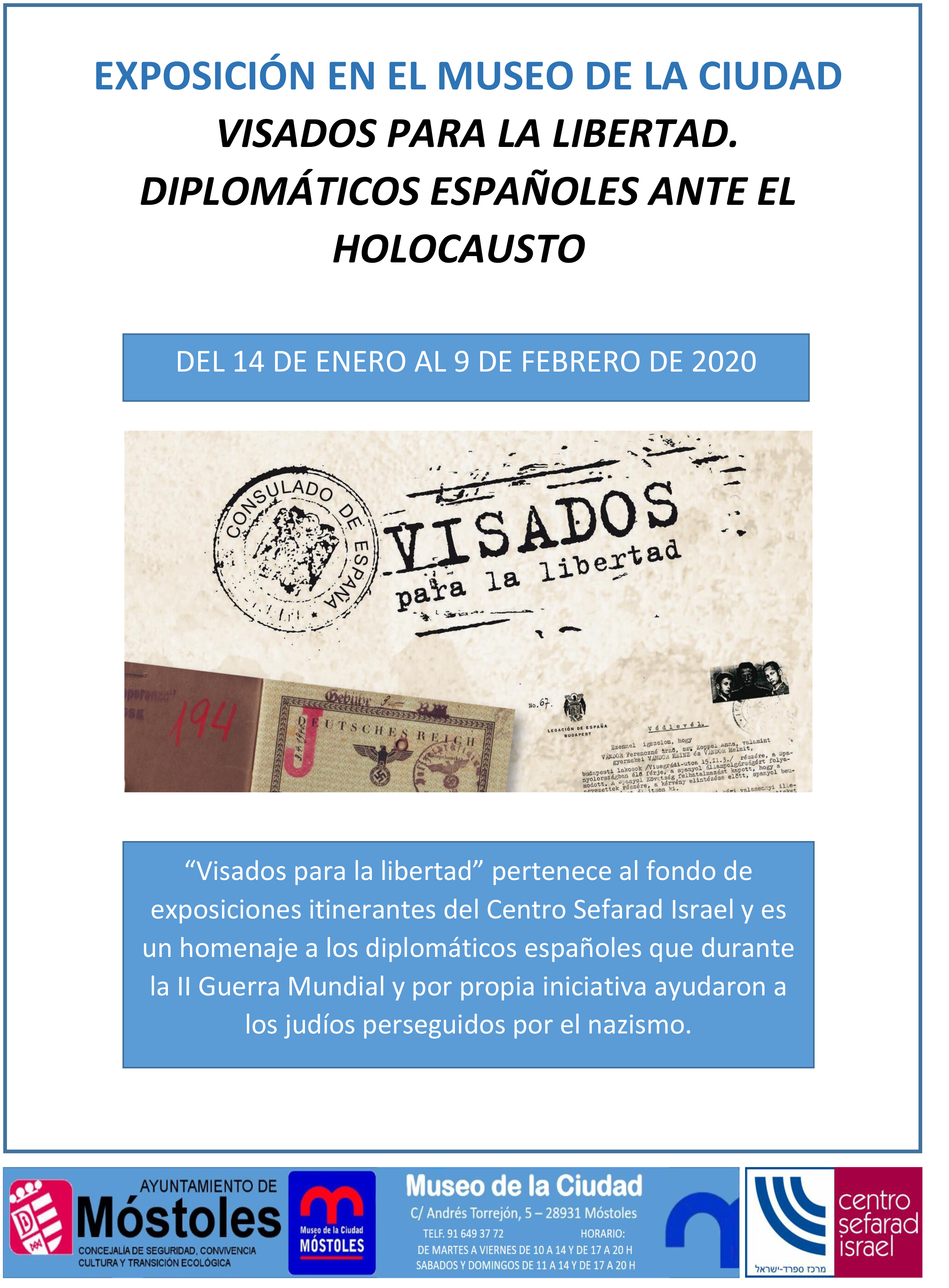 cartel exposición visados libertad