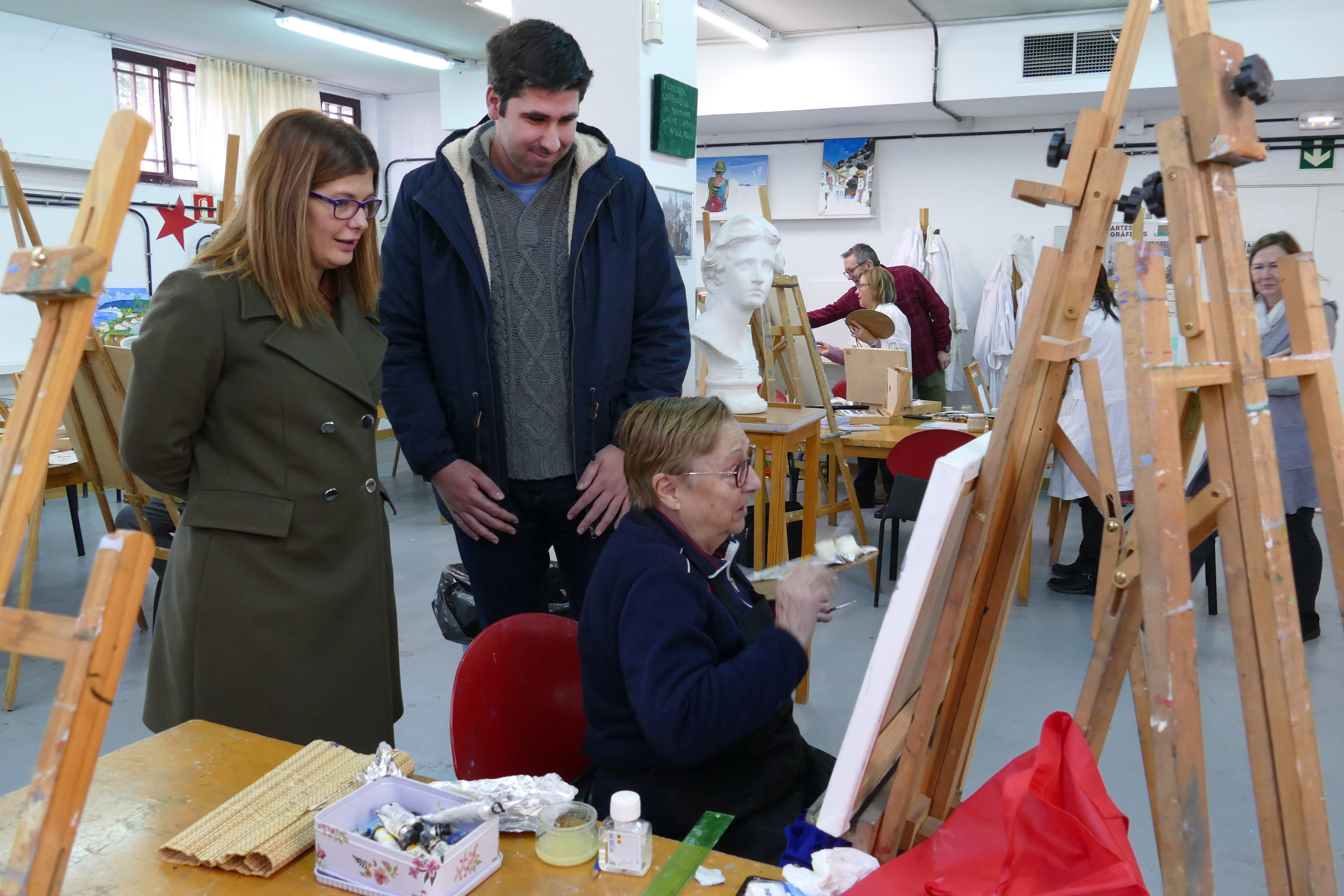 Visita Taller de Pintura y de Ceramica 1